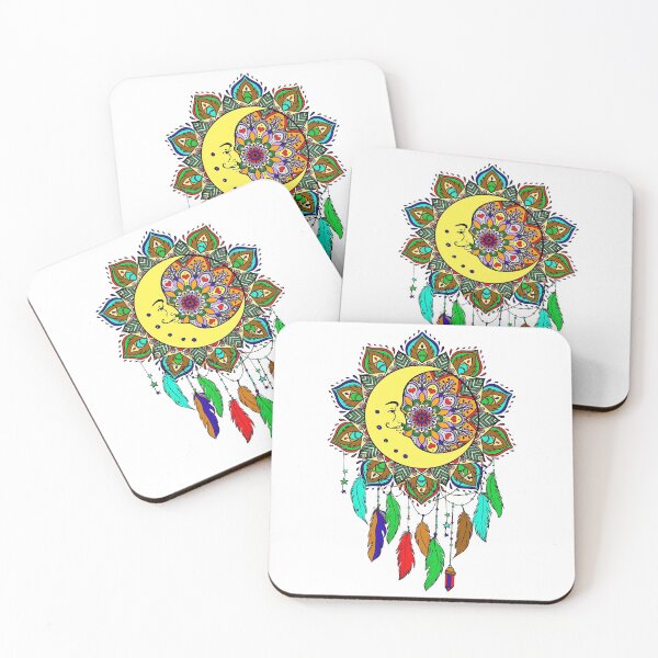 Item preview, Eclipse Dream Catcher Mandala Design designed and sold by SKETCHEAJ.