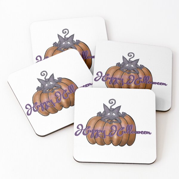 Item preview, Happy Halloween Cat on a pumpkin magical designed and sold by Kirboose.