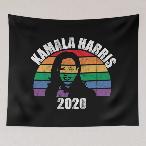 Item preview, Kamala Harris 2020 Rainbow Gay Pride LGBT Election designed and sold by CrystalCrush.