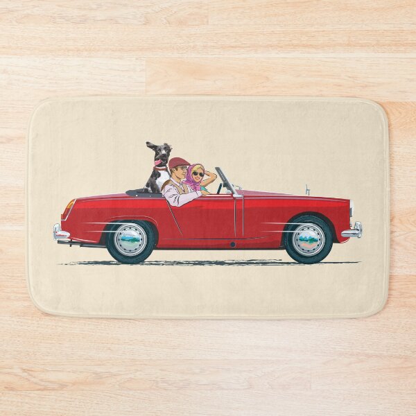 Item preview, Red Sprite/Midget with Great Dane passenger designed and sold by Bigs66.