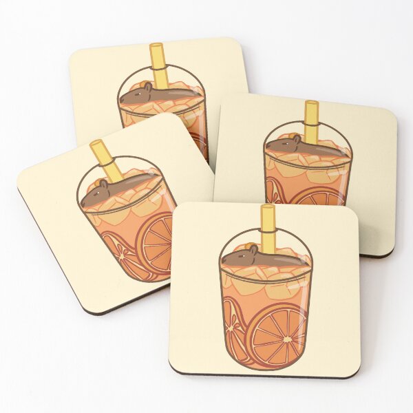 Item preview, Capybara Citrus Tea designed and sold by Ratfrens.