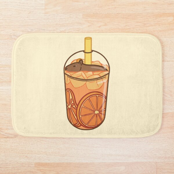 Item preview, Capybara Citrus Tea designed and sold by Ratfrens.