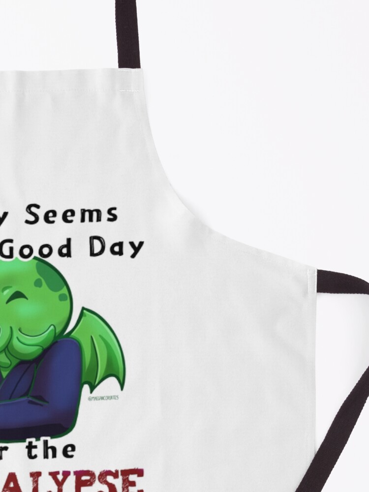 Alternate view of Good Cthulhu Morning Apron