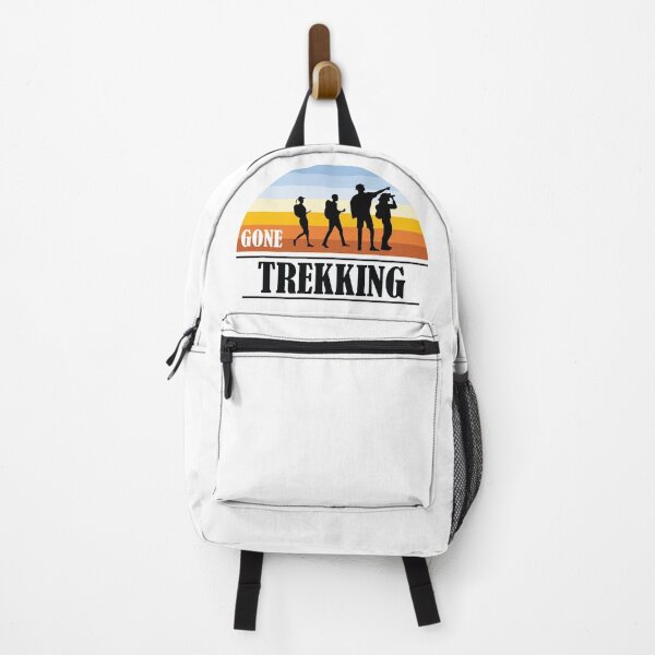 Item preview, A family hiking/ trekking with sunset or sunrise background designed and sold by GoneTrekking.