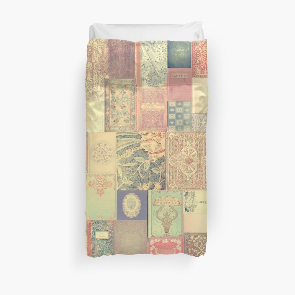 Dream with Books - Love of Reading Bookshelf Duvet Cover