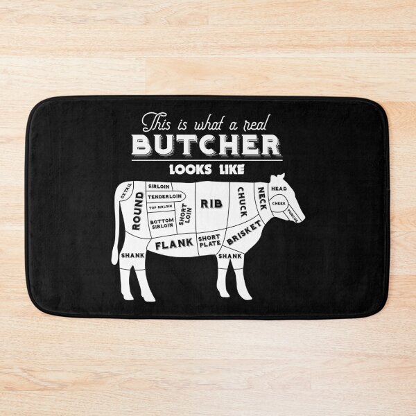 Item preview, This is What a Real Butcher Looks Like Funny Quote designed and sold by HotHibiscus.