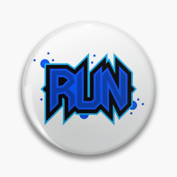 Item preview, Blue Run Logo designed and sold by Ludogorek.