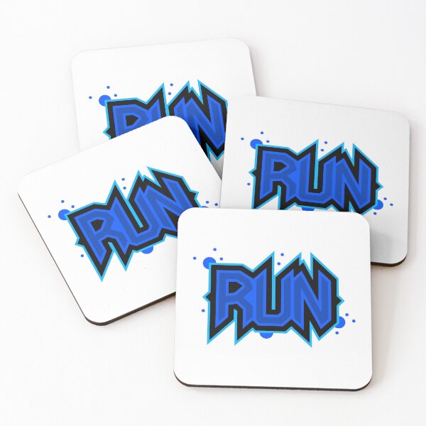 Item preview, Blue Run Logo designed and sold by Ludogorek.