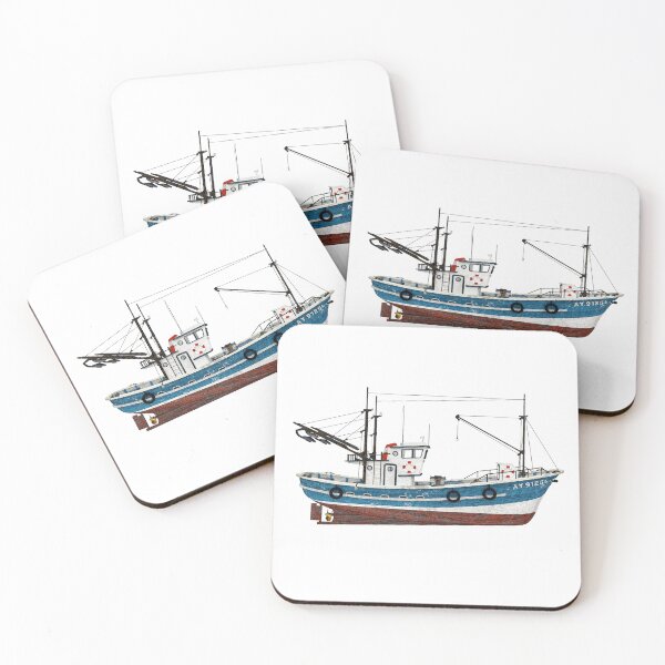 Item preview, Side view of a fishing trawler designed and sold by MIRO3D.