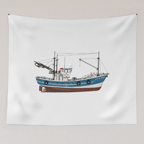 Item preview, Side view of a fishing trawler designed and sold by MIRO3D.