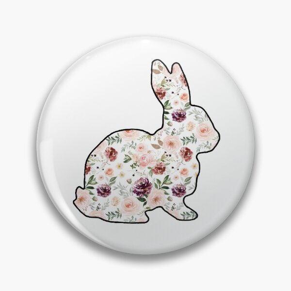 Item preview, Watercolor Floral Show Rabbit - NOT FOR RESALE WITHOUT PERMISSION designed and sold by l-oh.