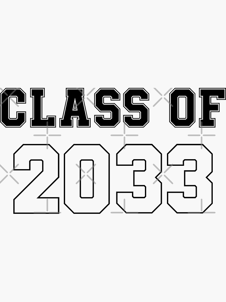Class Of 2033 Sticker By Darkveilas Redbubble