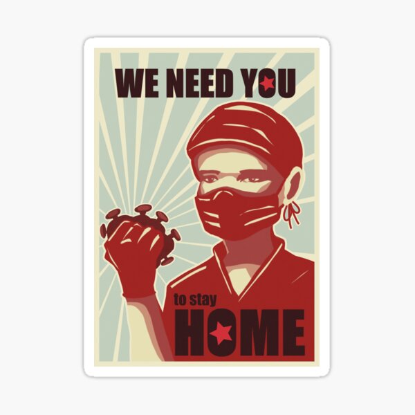 COVID WAR Sticker