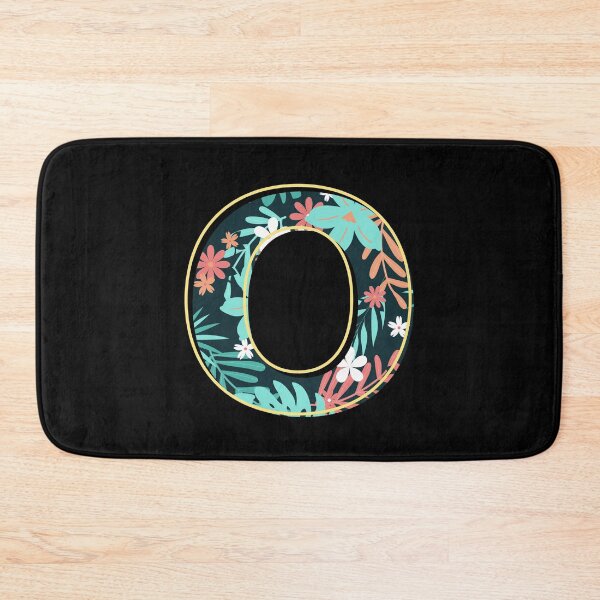 Item preview, Letter O retro flowers designed and sold by knst-wrk.