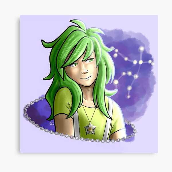 Saint Seiya Shun Andromède constellation Impression métallique
