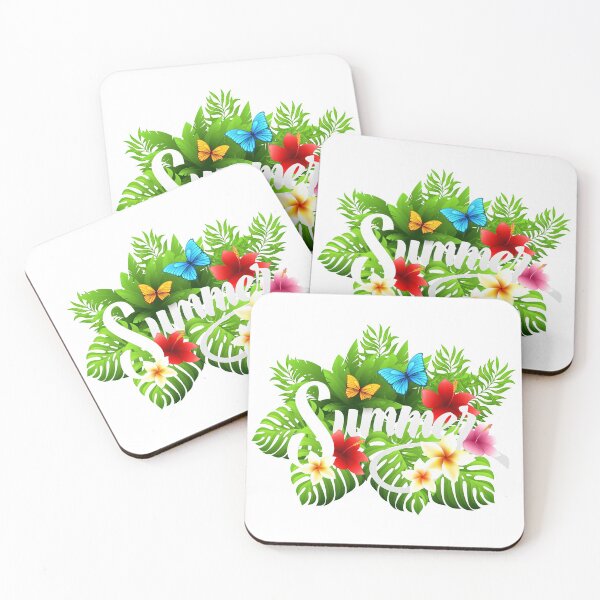 Item preview, Summer, Summer Decorative, green leaves illustration designed and sold by Halalolo.