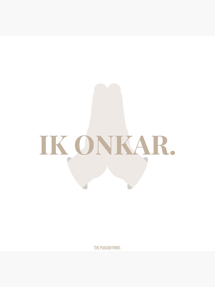 Ik Onkar Sticker For Sale By Thepunjabiprint Redbubble