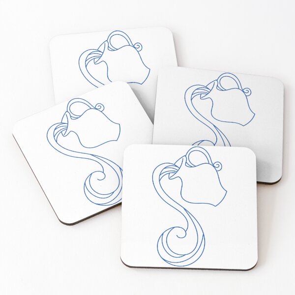 Item preview, Aquarius zodiac sign simple design designed and sold by Artsy Corner.