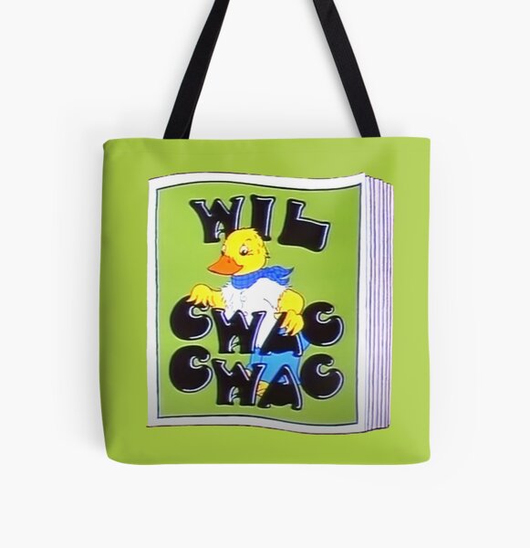 Wil Cwac Cwac / Will Quack Quack - Retro Children's TV All Over Print Tote Bag