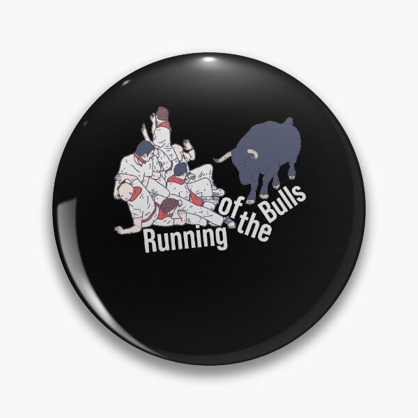 Item preview, Running of the Bulls Text - Cattle Charge - Spanish Tradition designed and sold by DeWinnes.