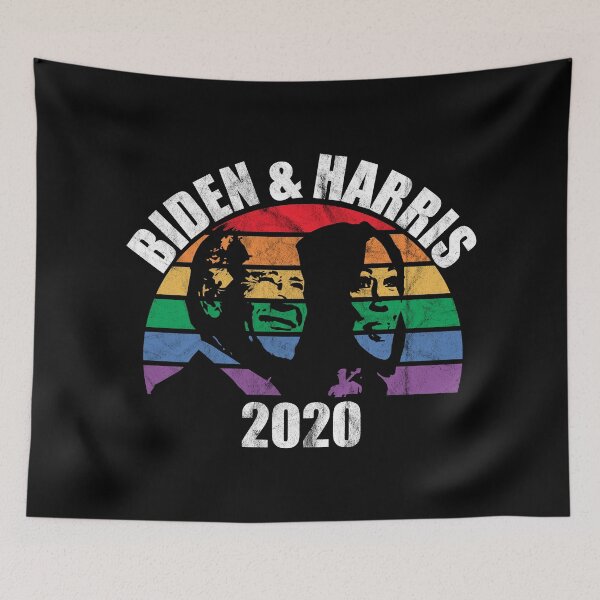 Item preview, Joe Biden Kamala Harris 2020 Rainbow Gay Pride LGBT Election  designed and sold by CrystalCrush.