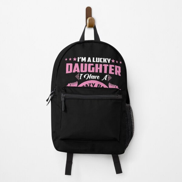 Item preview, Lucky Daughter I Have a Crazy Dad Funny Saying Family Papa Lover Daughter designed and sold by Md. Manjur Ahamed.