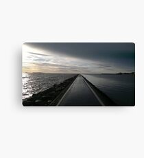 Footpath Around The Lake Canvas Print