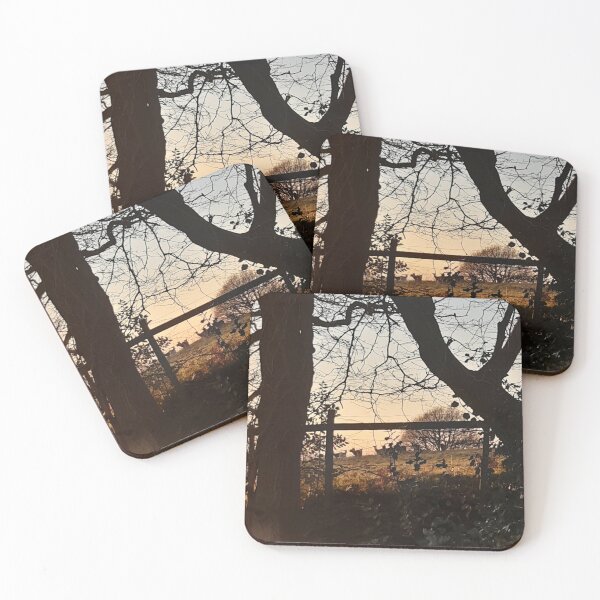 Item preview, Wild deer on a hill in the Sussex countryside.  designed and sold by Emma  Amies.