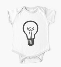 Einfache Glühbirne Baby Body Kurzarm