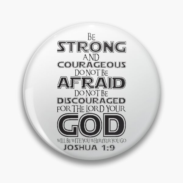 Item preview, Joshua 1:9 Be Strong and Courageous designed and sold by plushism.