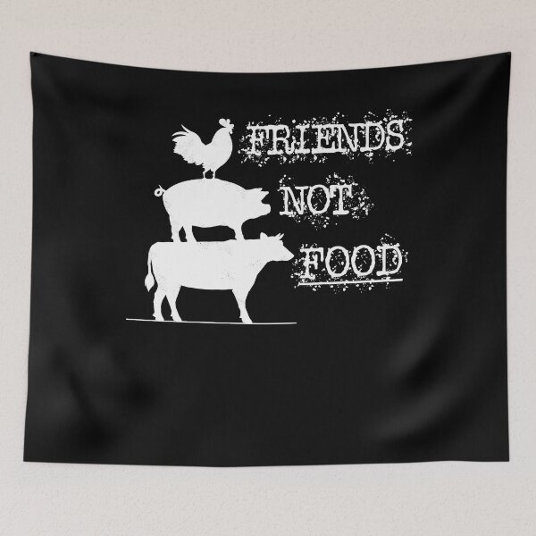 Item preview, Friends Not Food vegan designed and sold by digiluminate.