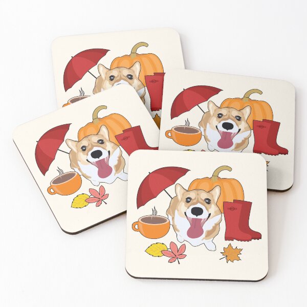 Item preview, Happy Corgi - Fall Essentials designed and sold by MaplewoodMerch.