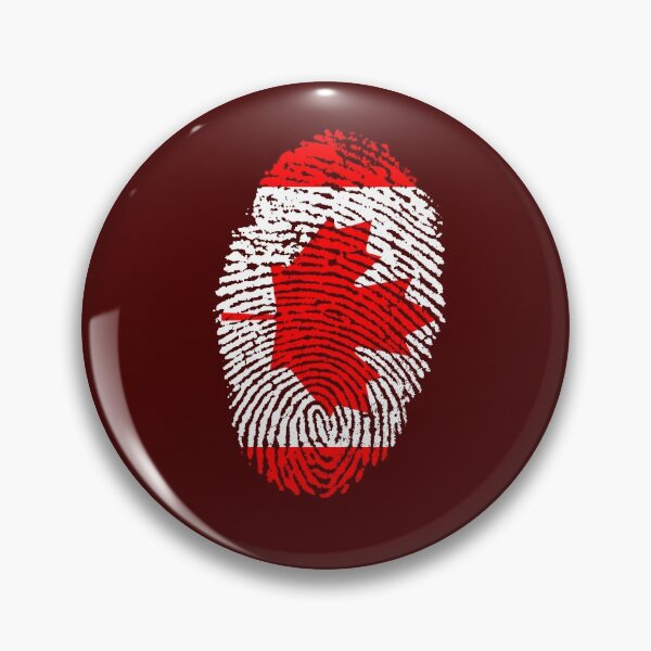 Item preview, Canadian fingerprint flag designed and sold by P-I-R.