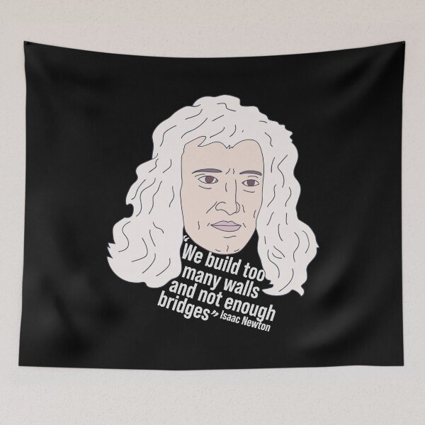 Item preview, Isaac Newton Quote - Famous Scientist - Calculus Inventor designed and sold by DeWinnes.