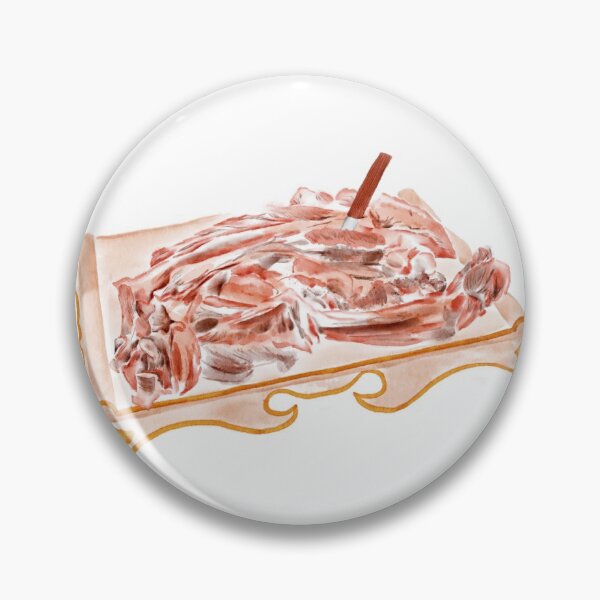 Item preview, Watercolor Illustration of Chinese Cuisine - Mongolian boiled lamb | 手抓肉 designed and sold by iswenyi.