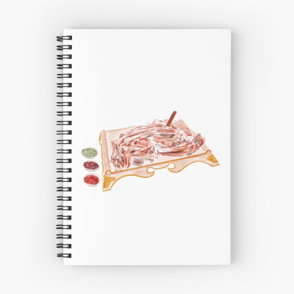 Item preview, Watercolor Illustration of Chinese Cuisine - Mongolian boiled lamb | 手抓肉 designed and sold by iswenyi.