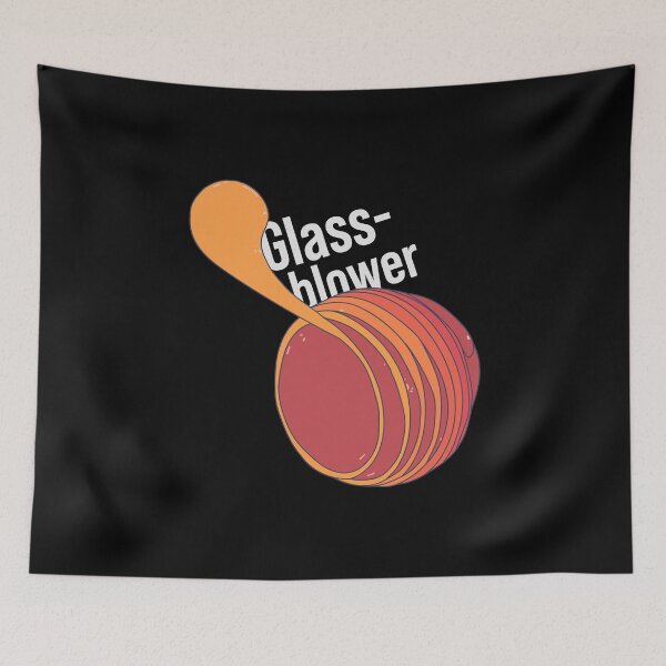 Item preview, Glassblower Text - Molten Glass - Craftsmen designed and sold by DeWinnes.