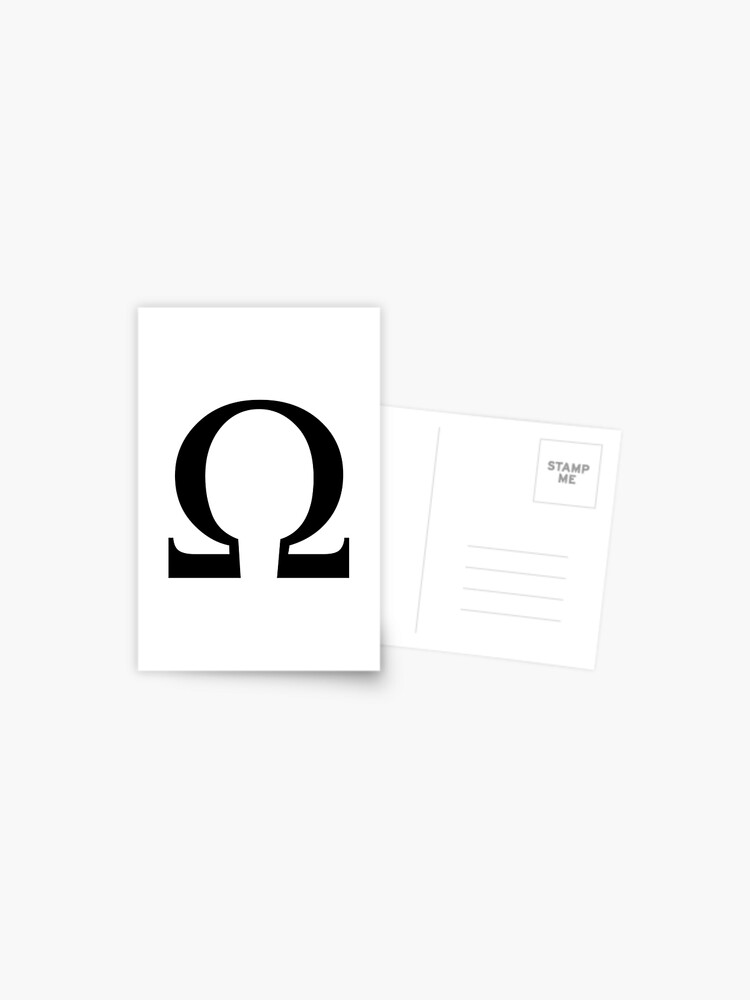 Omega uppercase letter