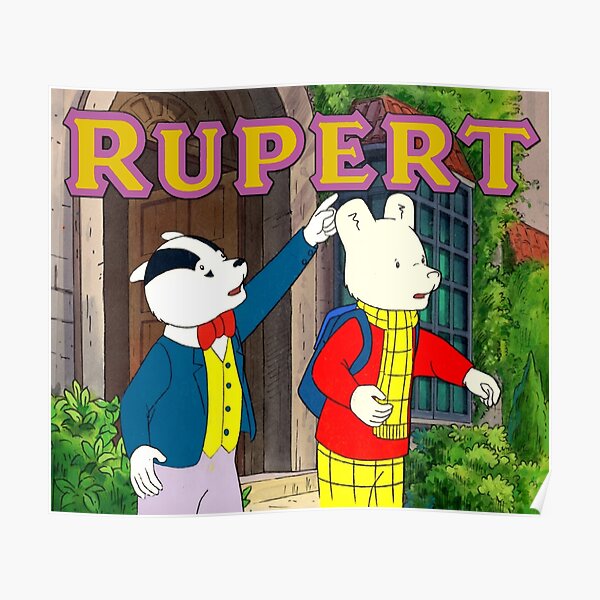 Rupert Bear Posters | Redbubble