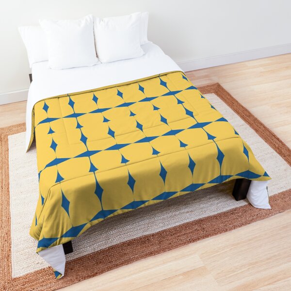 Blue And Yellow Comforters Redbubble