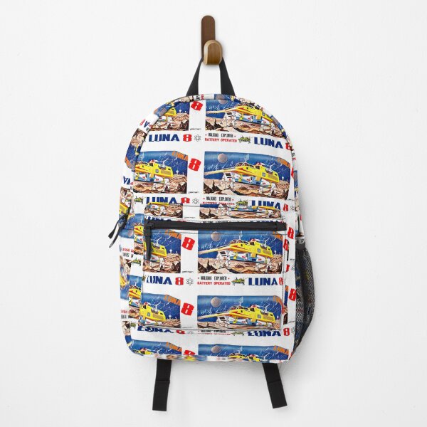 Item preview, BATTERY OPERATED WALKING EXPLORER - LUNA 8 ADVERT designed and sold by ThrowbackAds.
