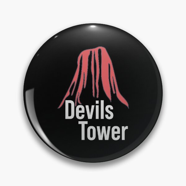 Item preview, Devils Tower Text - Bloody Logo - Geological Formation designed and sold by DeWinnes.