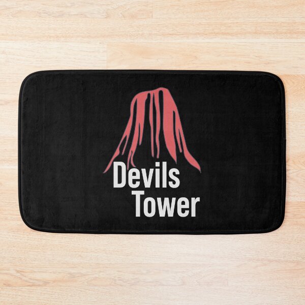 Item preview, Devils Tower Text - Bloody Logo - Geological Formation designed and sold by DeWinnes.