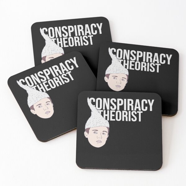 Item preview, Conspiracy Theorist Text - Tin-Foil Hat Kid - Hoax Hoaxer designed and sold by DeWinnes.