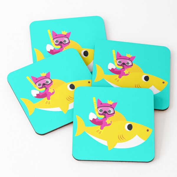 Item preview, Pink Fong Riding A Yellow Shark designed and sold by FongFotos.