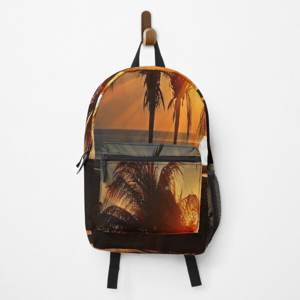 Item preview, landscape ocean Sunset through the palm trees beautiful  designed and sold by shirtmate.