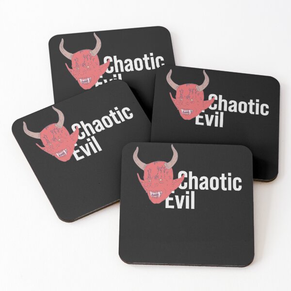 Item preview, Chaotic Evil Text - Devil Horns - Roleplaying designed and sold by DeWinnes.