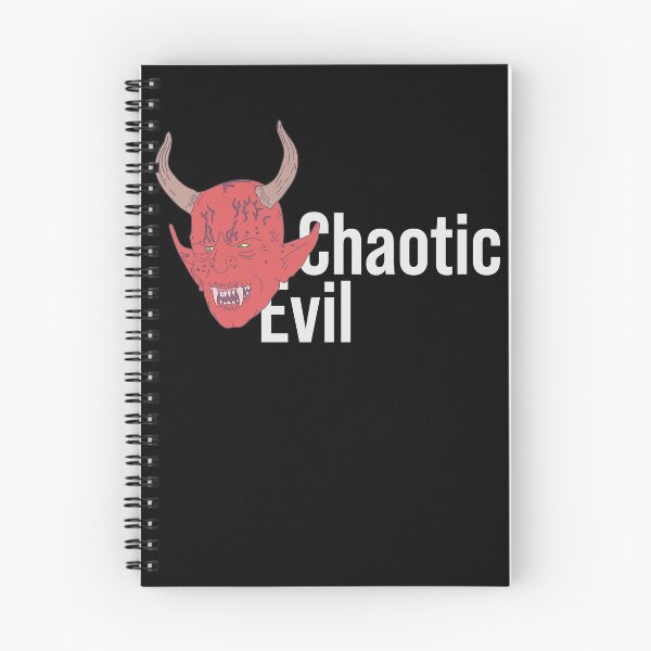 Item preview, Chaotic Evil Text - Devil Horns - Roleplaying designed and sold by DeWinnes.
