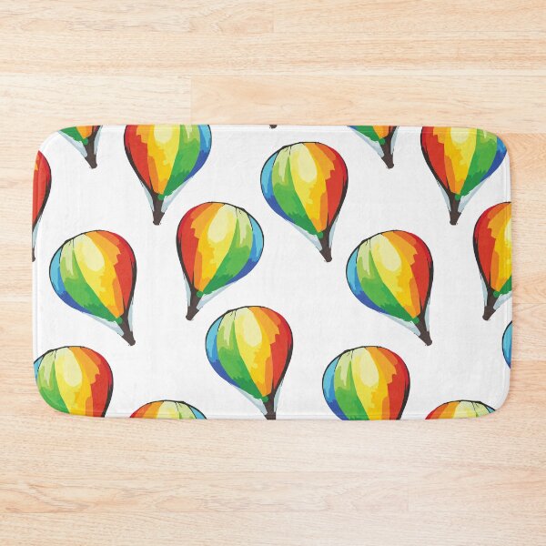 Item preview, Cute Colorful Hot Air Balloon designed and sold by blacklittlemoon.