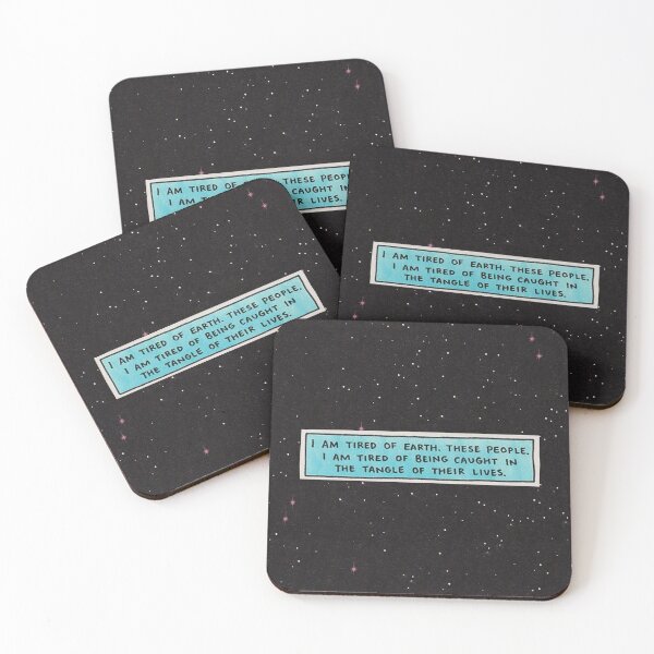 Item preview, Dr Manhattan "I Am Tired of Earth" Quote | Watchmen Series designed and sold by RodHeck.